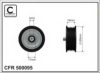 CAFFARO 500095 Deflection/Guide Pulley, v-ribbed belt